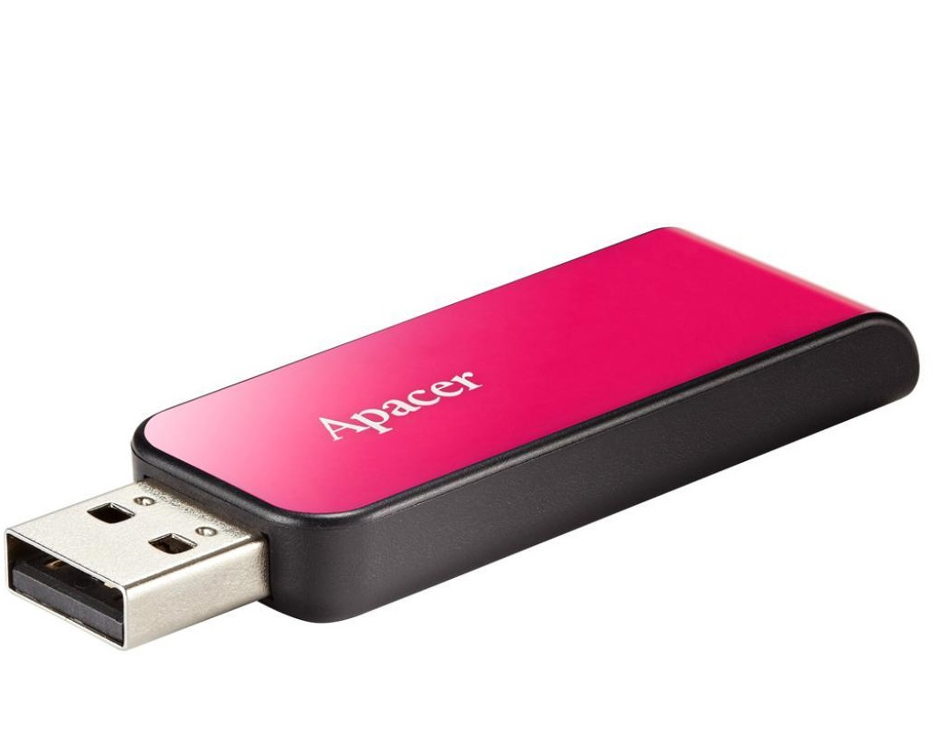 USB-флеш-накопитель Apacer 32 GB AH334 Pink USB 2.0 (AP32GAH334P-1) - фото 3.