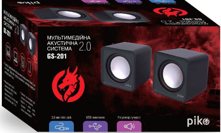 Акустика Piko GS-201 Black - фото 3.