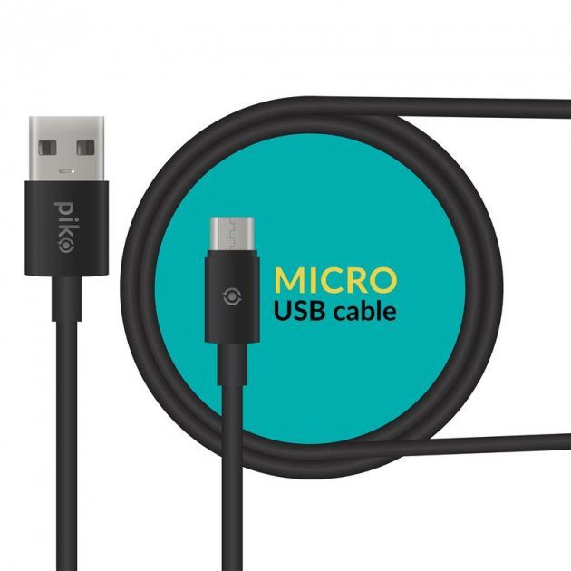 USB кабель Piko CB-UM12 Micro USB 2m Black - фото 3.