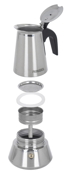 Гейзерна кавоварка RINGEL Coffeol (RG-12000-4) - фото 16.