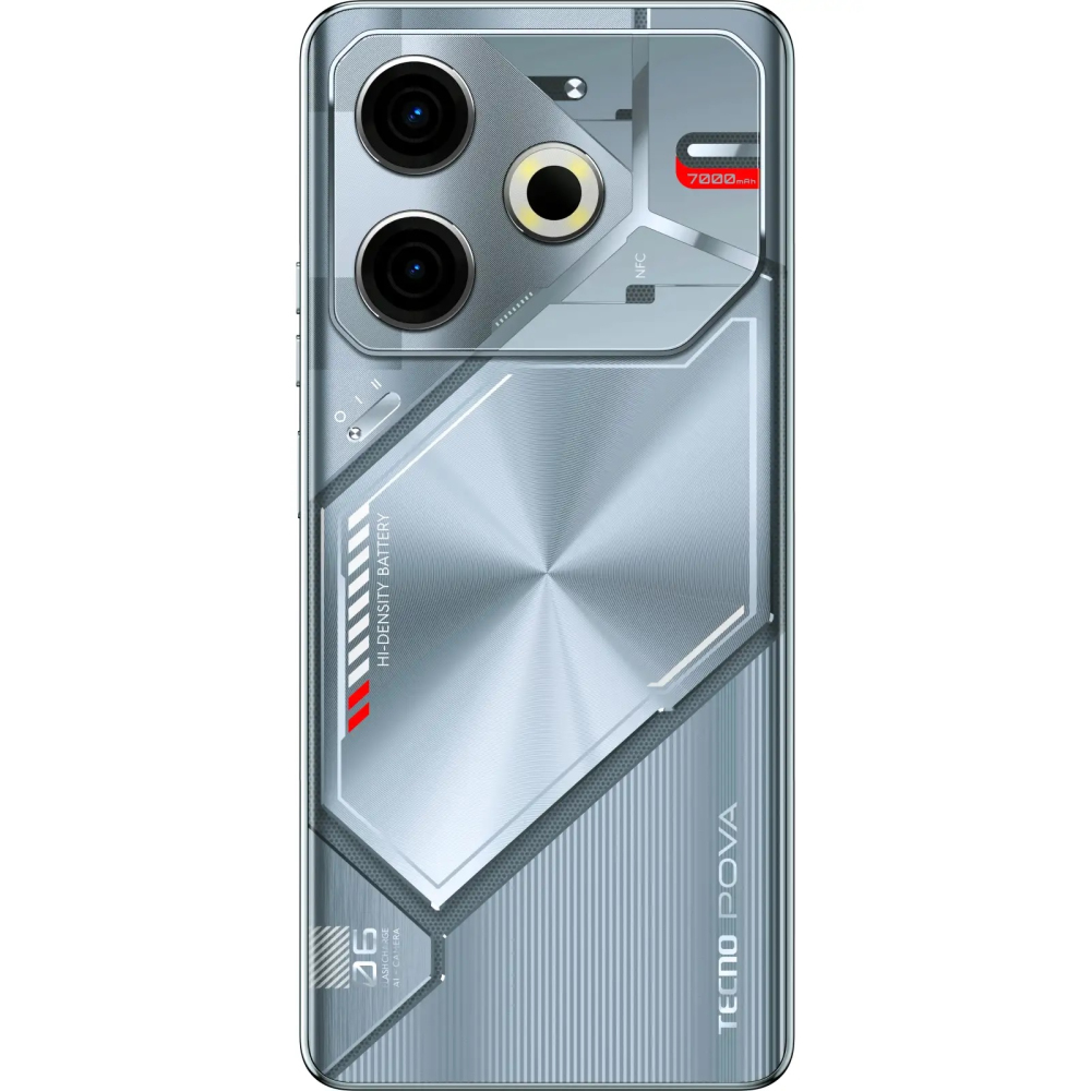 Смартфон Tecno POVA 6 NEO (LI6) 8/256Gb Starry Silver (4894947023637) - фото 3.