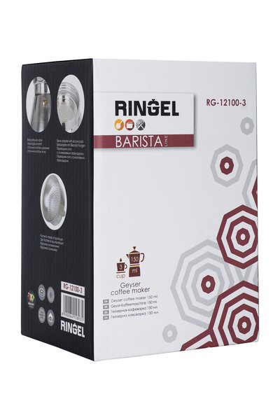 Гейзерная кофеварка RINGEL Barista (RG-12100-3) - фото 17.