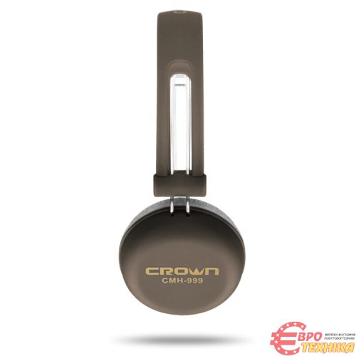 Наушники Crown CMH-999 Brown - фото 4.