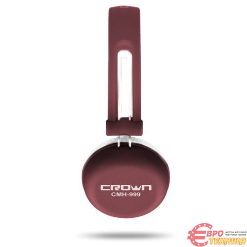 Наушники Crown CMH-999 Red - фото 4.
