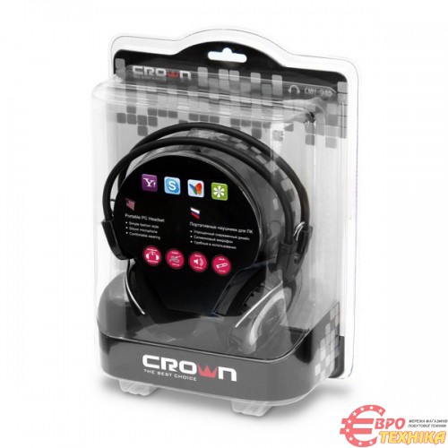 Наушники Crown CMH-940 Silver - фото 6.