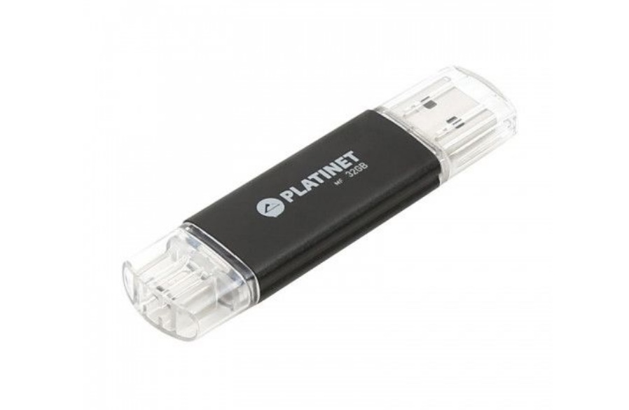 USB-флеш-накопичувач Platinet USB & microUSB Plug 16 Gb PMFA16B - фото 3.