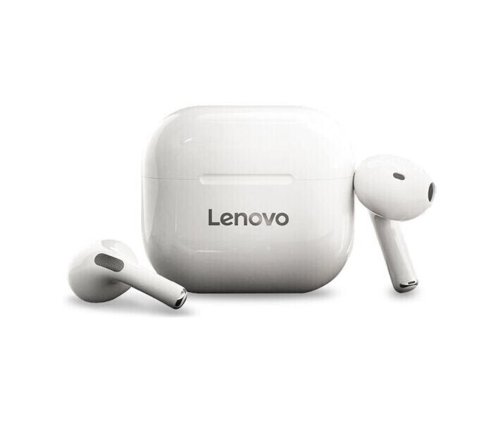 Навушники Lenovo LP40 White  - фото 4.