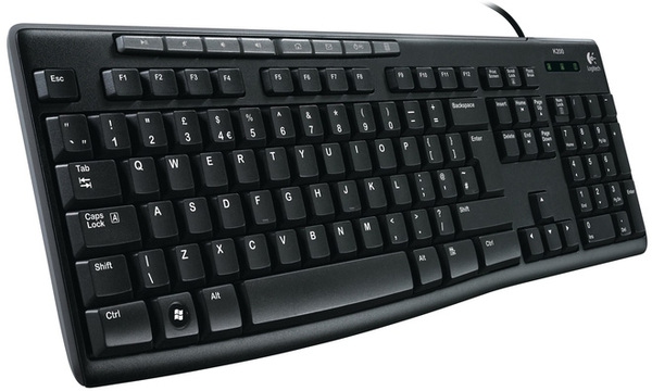 Клавиатура LOGITECH Keyboard K200 EOM - фото 4.
