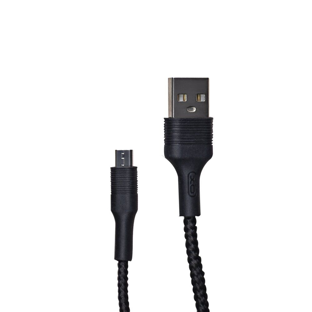 USB кабель XO mic-USB XO-NB51 2.1A/1м Black - фото 3.