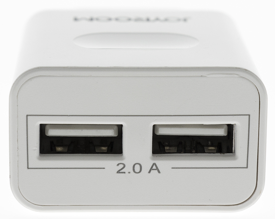 Зарядний пристрій JOYROOM L-L221 2xUSB 2A + Lightning cable White - фото 4.