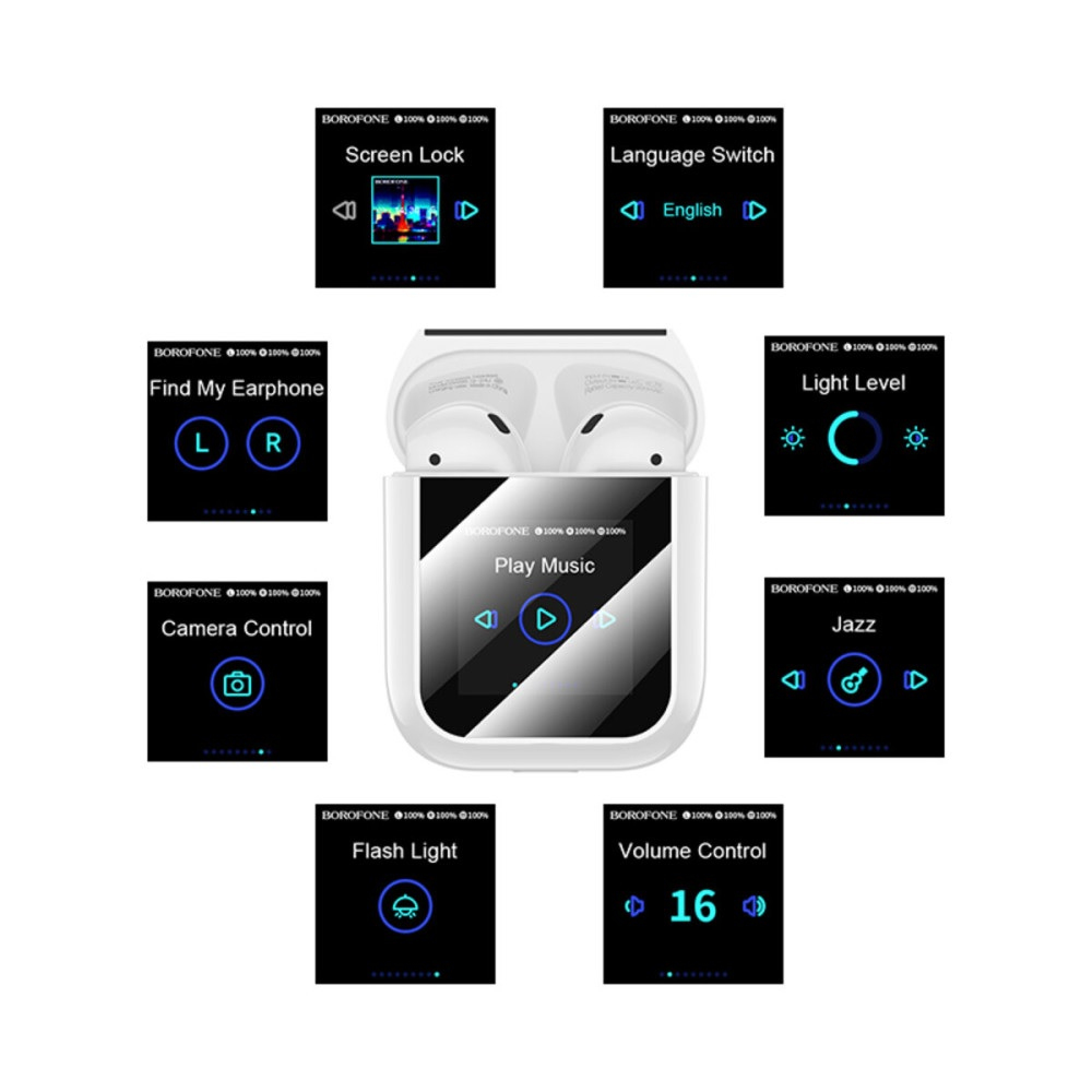 Навушники Borofone BW-86 White - фото 4.