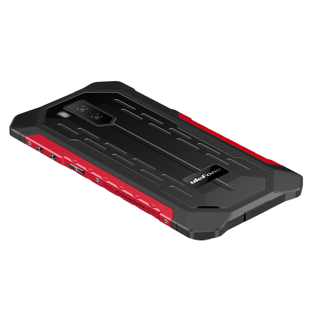 Смартфон Ulefone Armor X3 (IP68, 2/32Gb, 3G) Black-Red - фото 3.