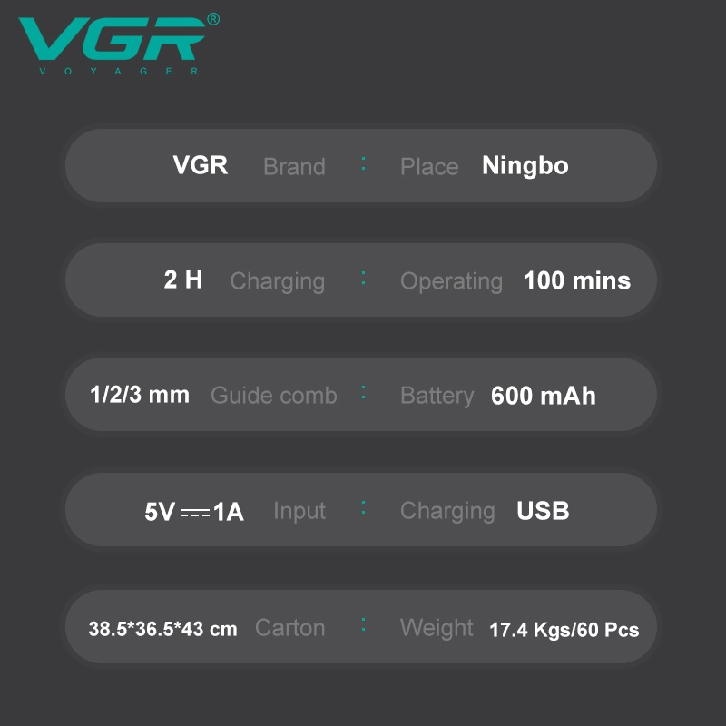 Тример VGR V-918 Black - фото 5.