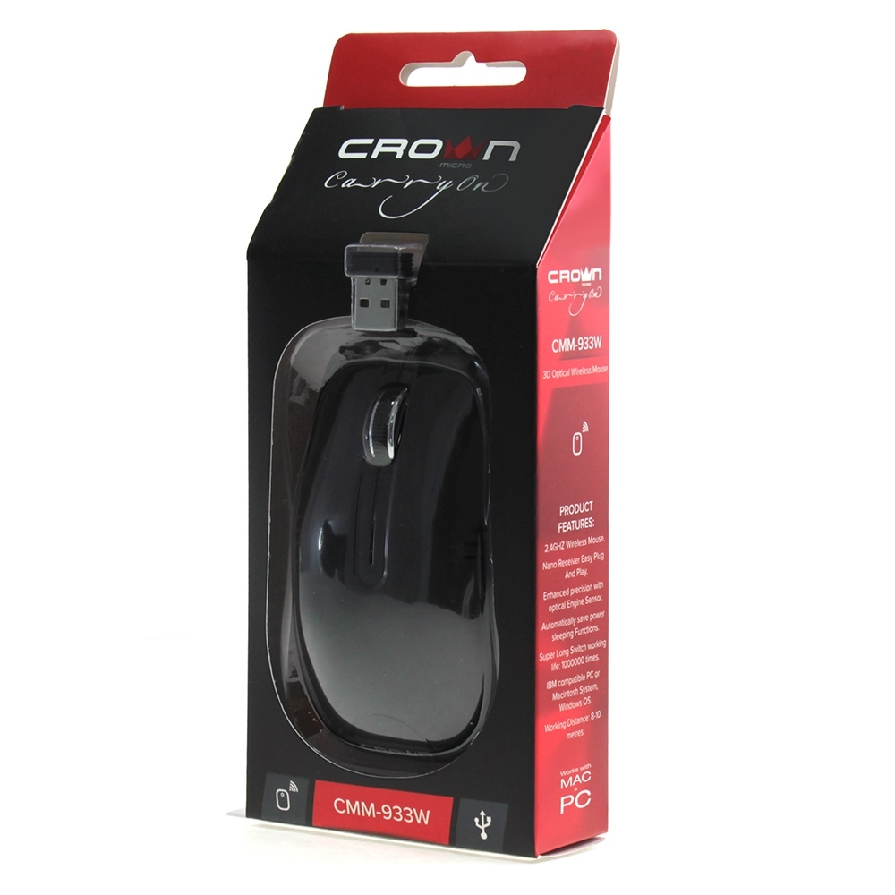 Мышь Crown CMM- 933 W - фото 8.