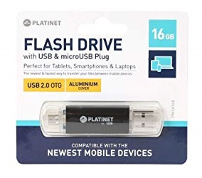 USB-флеш-накопичувач Platinet microUSB Plug PMFA16B - фото 4.