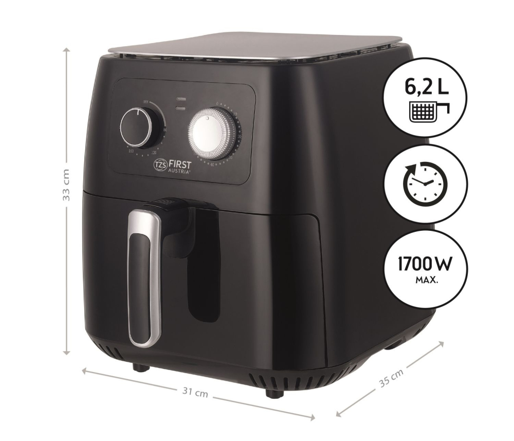 Фритюрниця First FA-5053-1 Black/Stainless - фото 3.
