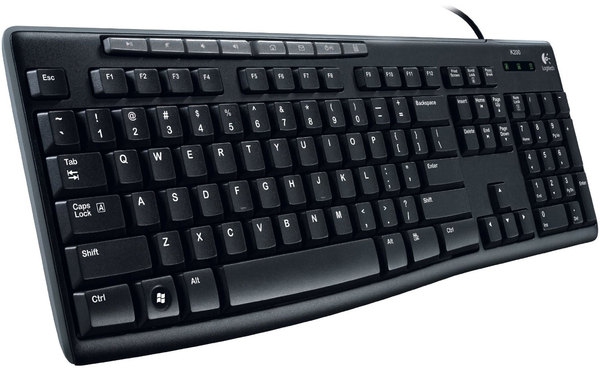 Клавиатура LOGITECH Keyboard K200 Black - фото 4.