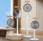 Вентилятор портативний з акумулятором Vertical Fan S-34 White/Grey - фото 3.