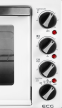 Піч електрична ECG ET 3032 White - фото 5.