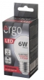 Светодиодная лампа Ergo Standard G45 E27 6W 220V 4100K Нейтральный Белый - фото 5.