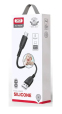 Кабель XO NB245 microUsb 2.4А 1м Black - фото 3.