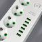 Мережевий подовжувач Power Socket 994U 4 розетки + 6 USB-портів / 2 м White - фото 2 Мережевий подовжувач Power Socket 994U 4 розетки + 6 USB-портів / 2 м White - фото 2