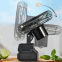 Вентилятор акумуляторний Desktop Fan LD-8 Black - фото 5.