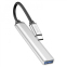 USB-Хаб Hoco HB26 4 in 1 Type-C Silver - фото 3.