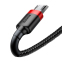 Кабель Baseus Cafule microUSB 1м 2,4A Black/Red (CAMKLF-B91) - фото 3.