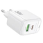 Мережевий зарядний пристрій Borofone BAS45A Potential PD30W+QC3.0 White - фото 3.