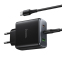 Мережевий зарядний пристрій HOCO C160A Upgrade PD65W (2C1A) Charger Set Black - фото 3