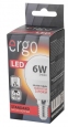 Светодиодная лампа Ergo Standard G45 E14 6W 220V 3000K Теплый Белый - фото 5.