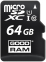 Карта пам'яті GoodRam microSDXC 64GB Class 10 UHS I (M1AA-0640R12) + SD адаптер - фото 2