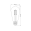 LED лампа TITANUM Filament ST64 6W E27 2200K бронза - фото 3 LED лампа TITANUM Filament ST64 6W E27 2200K бронза - фото 3