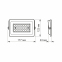 LED прожектор VIDEX VL-F2e-305W 30W 5000K - фото 5