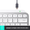 Клавіатура Logitech MX Keys Mini Minimalist Wireless US Pale Grey (920-010499) - фото 4 Клавіатура Logitech MX Keys Mini Minimalist Wireless US Pale Grey (920-010499) - фото 4