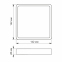 LED Світильник накладний квадрат VIDEX VL-DLSS-125 12W 5000K White - фото 4 LED Світильник накладний квадрат VIDEX VL-DLSS-125 12W 5000K White - фото 4