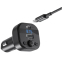 FM-трансмітер XO BCC18 Bluetooth USB-C 15W + USB 5W black - фото 2 FM-трансмітер XO BCC18 Bluetooth USB-C 15W + USB 5W black - фото 2