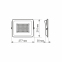 LED прожектор VIDEX VL-F2e-1005W 100W 5000K - фото 5
