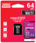 Карта пам'яті GoodRam microSDXC 64GB Class 10 UHS I (M1AA-0640R12) + SD адаптер - фото 3