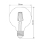 LED лампа TITANUM Filament G95 6W E27 2200K бронза - фото 3 LED лампа TITANUM Filament G95 6W E27 2200K бронза - фото 3