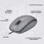 Миша Logitech M110 Silent-MID GRAY-USB-AKOYA - фото 10