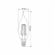 LED лампа VIDEX Filament C37Ft 6W E14 4100K - фото 3