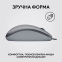 Миша Logitech M110 Silent-MID GRAY-USB-AKOYA - фото 4