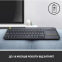 Клавіатура Logitech Wireless Touch K400 Plus, US, Black (920-007145) - фото 11