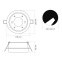 Світильник VIDEX під лампу GX53 врізний Білий (VL-SPF34R-W) - фото 3