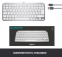 Клавіатура Logitech MX Keys Mini Minimalist Wireless US Pale Grey (920-010499) - фото 9