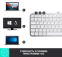 Клавіатура Logitech MX Keys Mini Minimalist Wireless US Pale Grey (920-010499) - фото 3