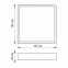 LED Світильник накладний квадрат VIDEX VL-DLSS-185B 18W 5000K Black - фото 5