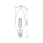 LED лампа TITANUM Filament C37 4W E14 2200K бронза - фото 3 LED лампа TITANUM Filament C37 4W E14 2200K бронза - фото 3